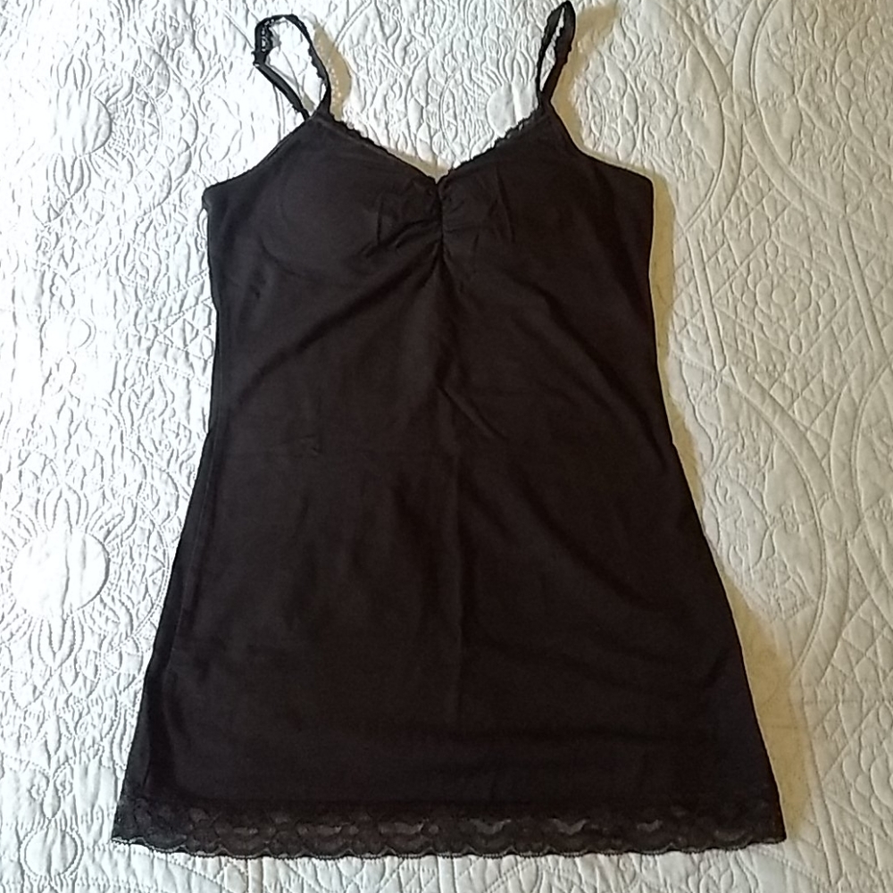 Black tank top